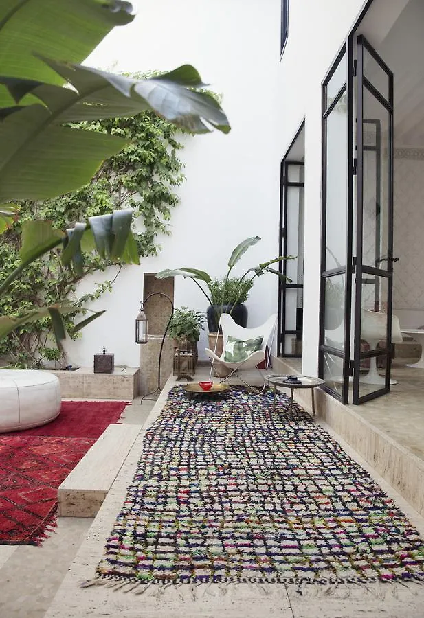 Marockansk riad P'Tit Habibi Hotell Marrakesh Marocko